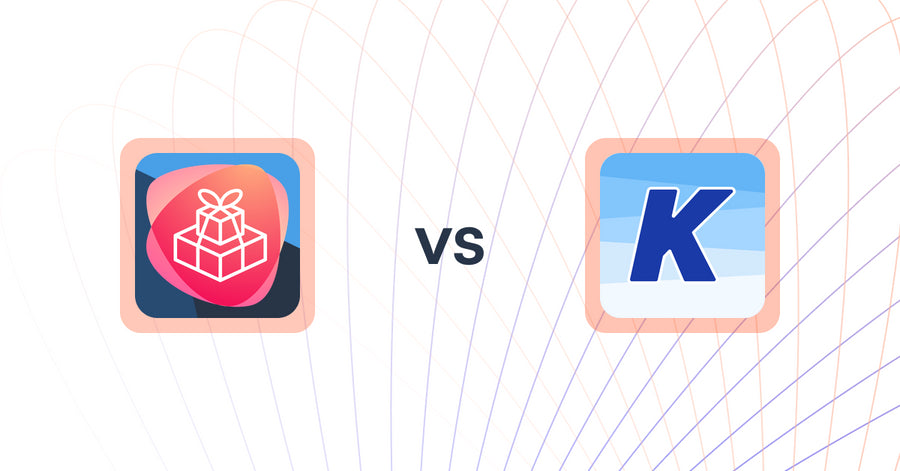 Shopify Upsell and Cross-Sell Apps: Mega Product Bundles & Upsell vs K: Cross Sell Related Products