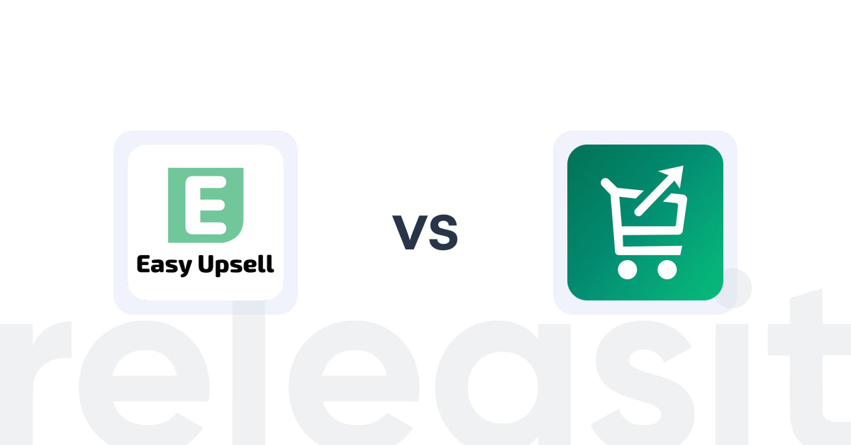 Shopify Upsell and Cross-sell Apps: Easy Upsell vs Simply Cartbooster
