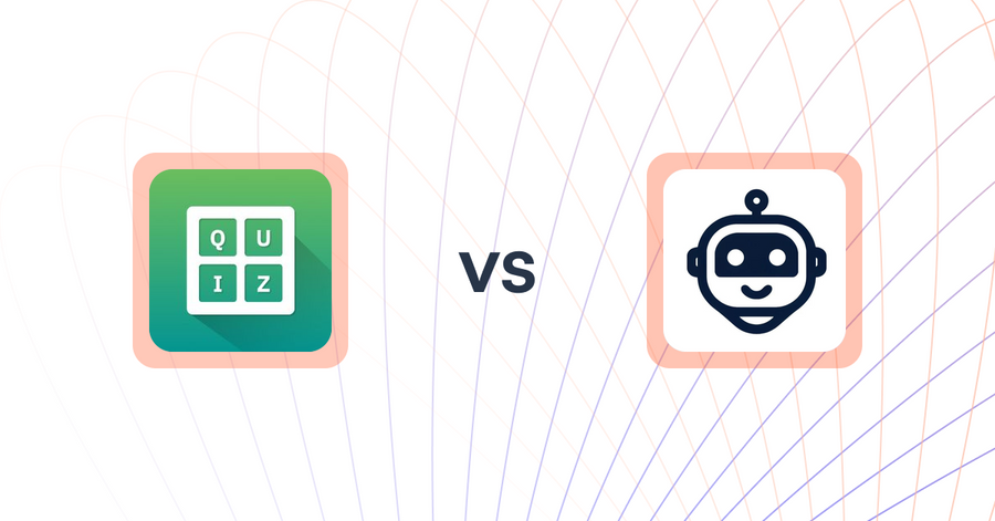 Shopify Upsell and Cross-sell Apps: Quiz Buddy ‑ Product Quiz vs improv: ReccoMate