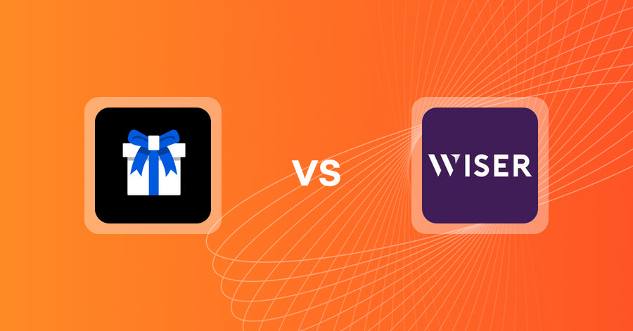 Shopify Upsell and Cross-Sell Apps: Giftman ‑ Gift Wrap & Message vs Wiser ‑Product Recommendations