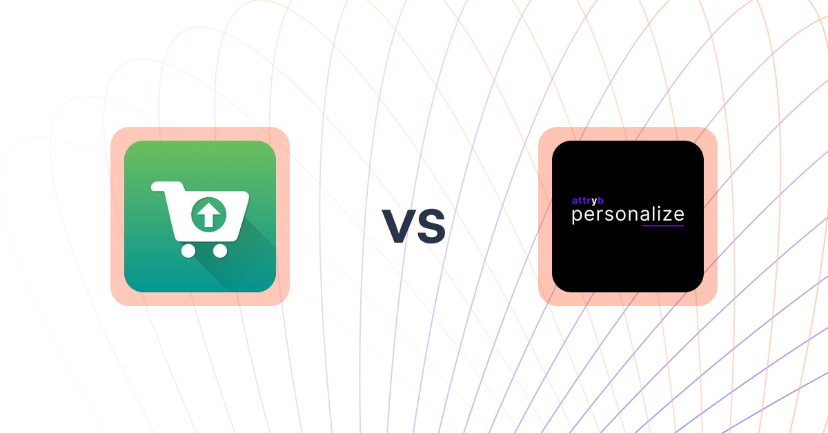 Shopify Upsell and Cross-sell Apps: Smart Suggest Pro by Essenify vs Attryb Personalize