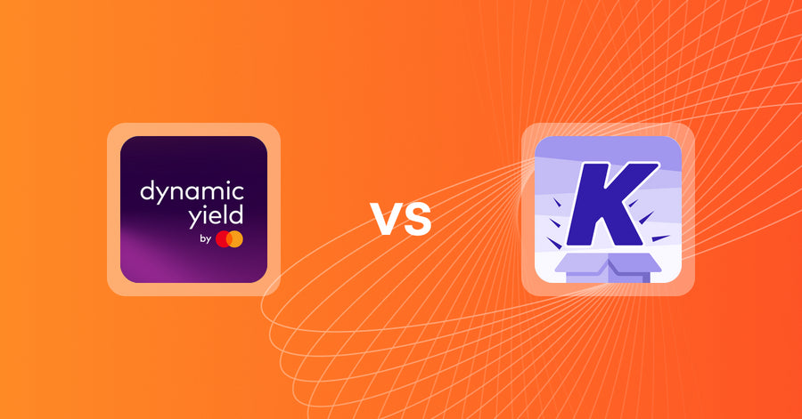 Shopify Upsell and Cross-sell Apps: Dynamic Yield by Mastercard vs K: Combo Bundle Builder & Kits