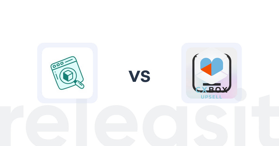 Shopify Upsell and Cross-Sell Apps: EM Product Recommendation Quiz vs CXBOX