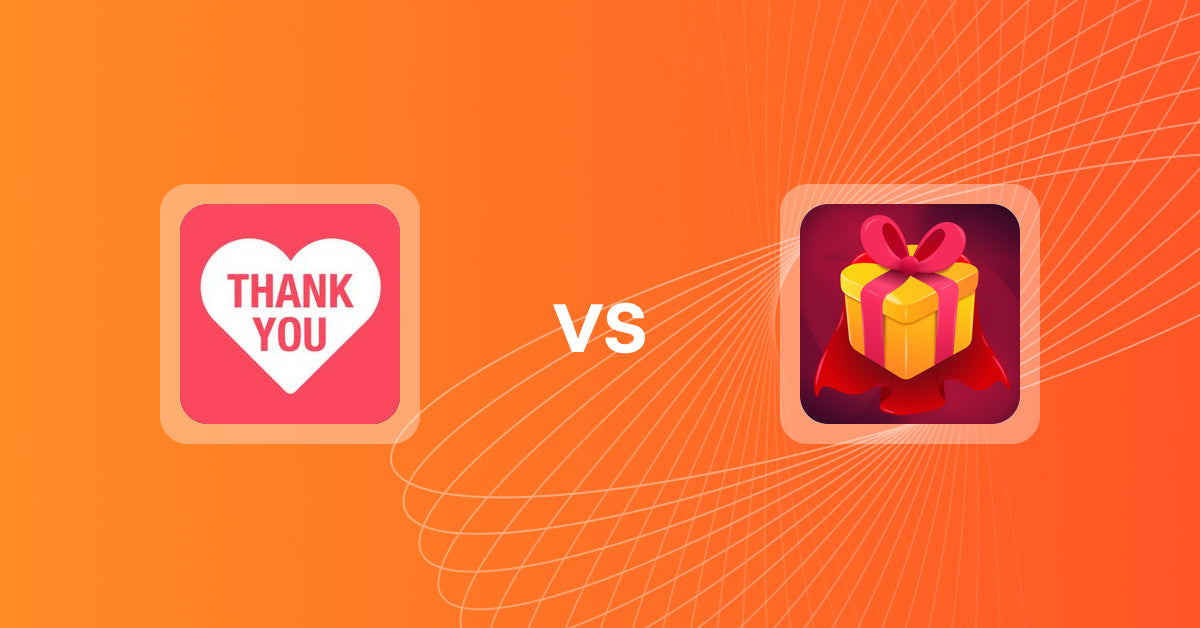 Shopify Upsell and Cross-Sell Apps: Heartcoding Thank You Page vs Super: Gift Wrap, Gift Message