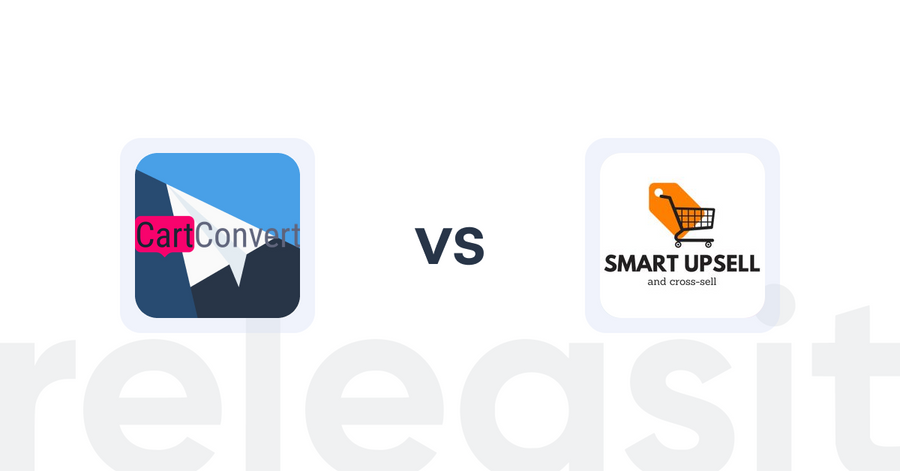 Shopify Upsell and Cross-Sell Apps: CartConvert vs. Smart Upsell