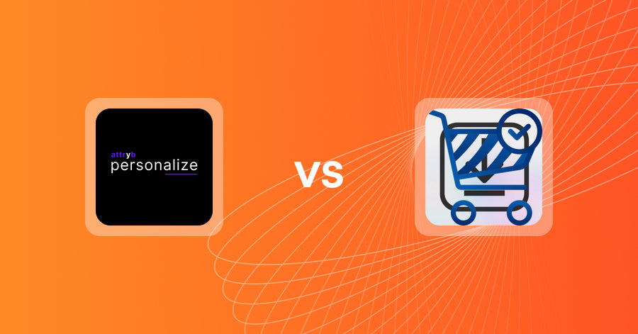 Shopify Upsell and Cross-sell Apps: Attryb Personalize vs VTN Checkout Plus