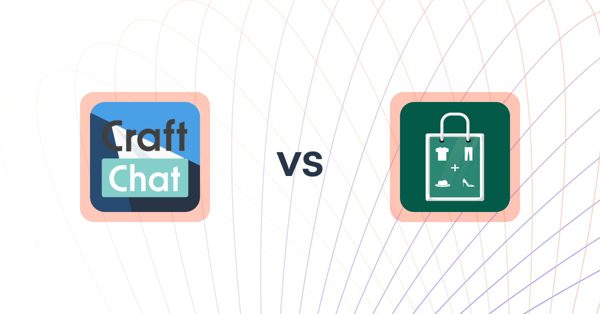 Shopify Upsell and Cross-sell Apps: CraftChat:Convert Chat to Sale vs Shop the Look ‑ Upsell
