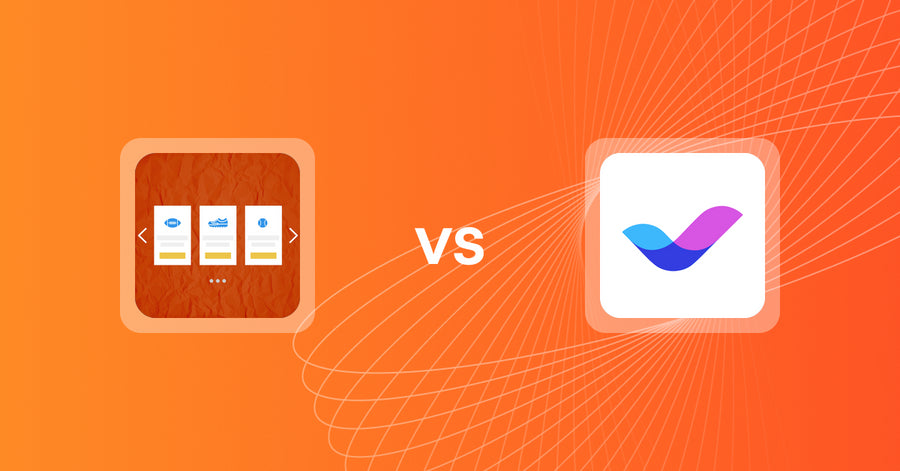 Shopify Upsell and Cross-sell Apps: Zify Product Slider | Carousel vs. Veda Landing Page Builder