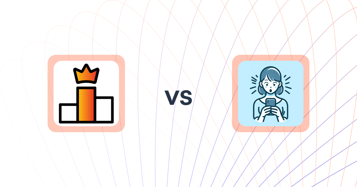 Shopify Upsell and Cross-sell Apps: Rank King: Best Seller Ranking vs ラクラク診断ビルダー