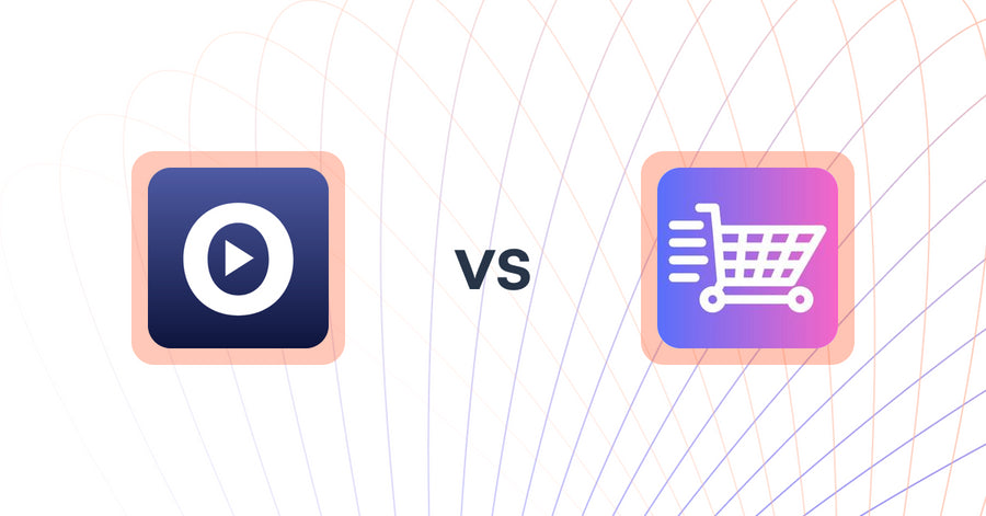 Shopify Upsell and Cross-Sell Apps: Vydio: Video Based Upsells vs SuperOrder