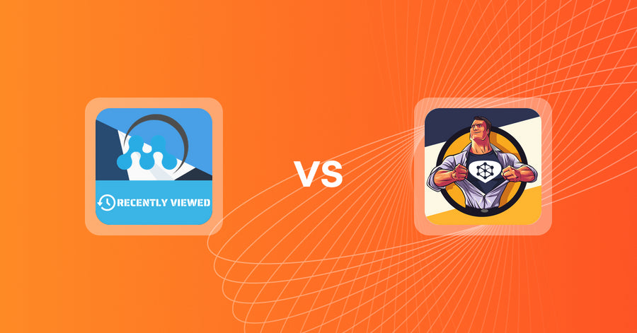 Shopify Upsell and Cross-sell Apps: MeroxIO Recent Viewed Products vs Upsell Hero • Cart Upsell