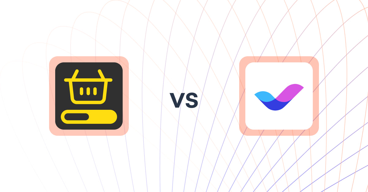 Shopify Upsell and Cross-Sell Apps: MVR Free Shipping Bar & Upsell vs Veda Landing Page Builder
