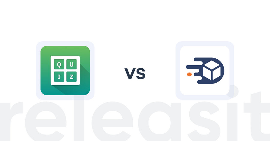Shopify Upsell and Cross-Sell Apps: Quiz Buddy ‑ Product Quiz vs TrackMage: Tracking & Upsells