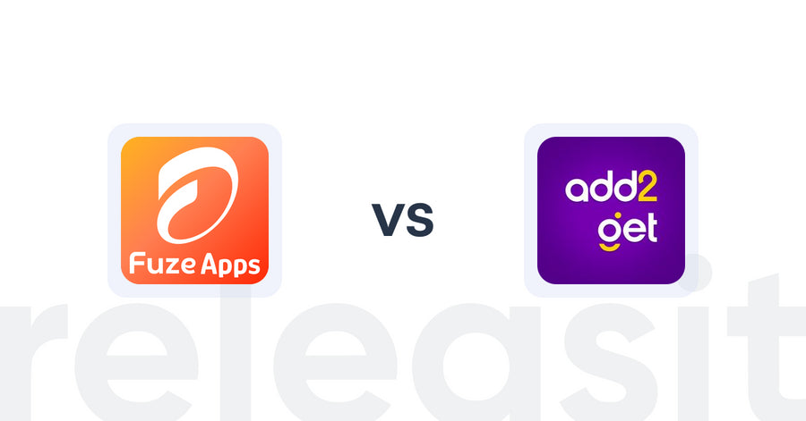 Shopify Upsell and Cross-sell Apps: Fuze: COD Post Purchase Upsell vs Add2Get | Product Add‑ons