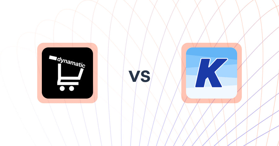 Shopify Upsell and Cross-sell Apps: Dynamatic Personalized Upsells vs K: Cross Sell Related Products