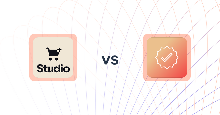 Shopify Upsell and Cross-sell Apps: Checkout Upsell by Studio vs Mega Verified Product Badges