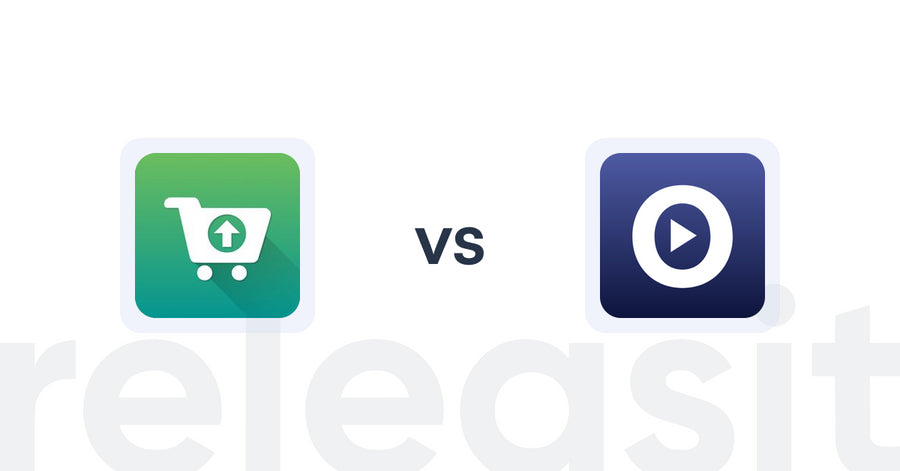Shopify Upsell and Cross-sell Apps: Smart Suggest Pro by Essenify vs Vydio: Video Based Upsells