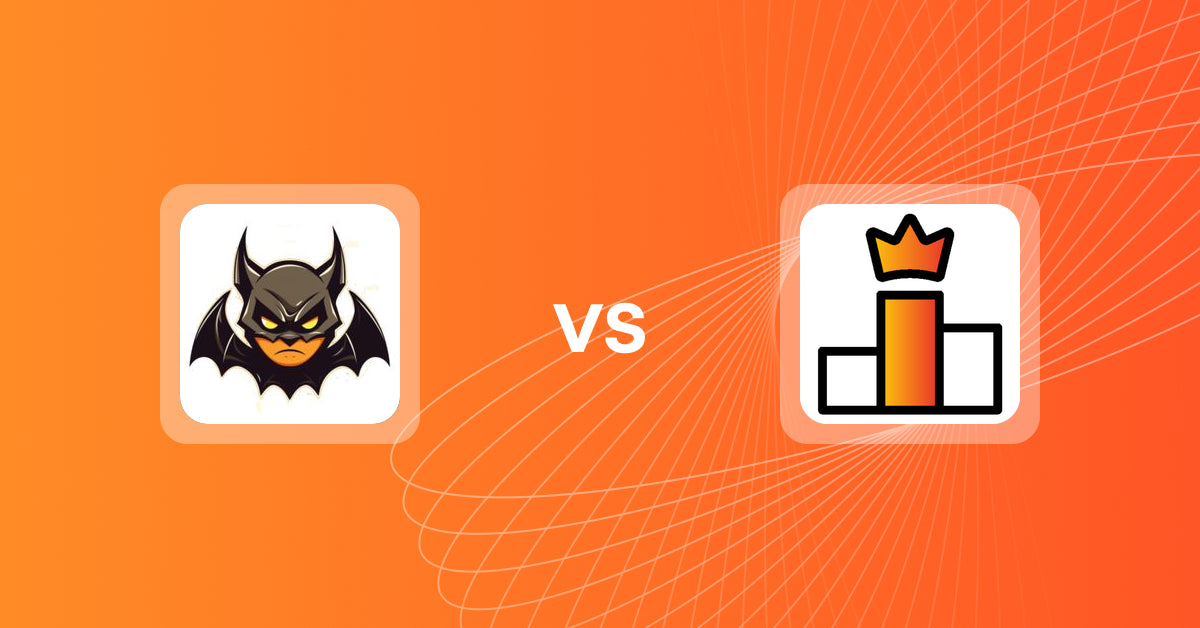 Shopify Upsell and Cross-Sell Apps: Frequently Bought Together Bat vs. Rank King: Best Seller Ranking