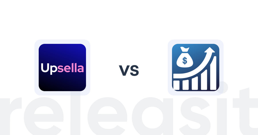 Shopify Upsell and Cross-sell Apps: Upsella vs BuyMoreNow