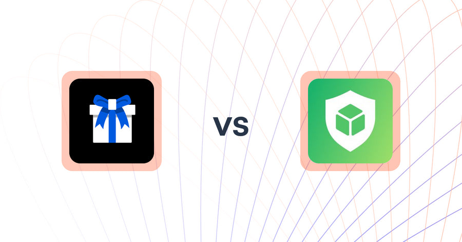 Shopify Upsell and Cross-Sell Apps: Giftman ‑ Gift Wrap & Message vs Captain Shipping Protection