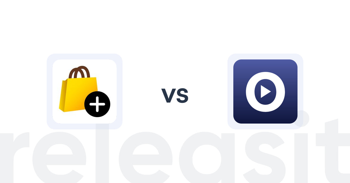 Shopify Upsell and Cross-sell Apps: あとプラ：チェックアウト拡張 & サンクスページ最適化 vs Vydio: Video Based Upsells