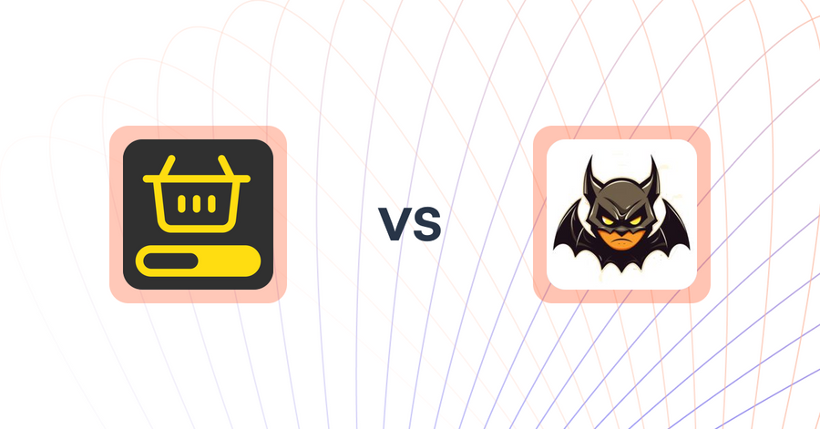 Shopify Upsell and Cross-Sell Apps: MVR Free Shipping Bar & Upsell vs Frequently Bought Together Bat