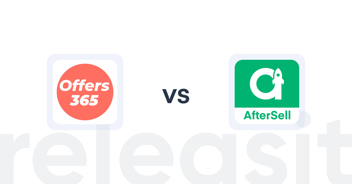 Shopify Upsell and Cross-Sell Apps: Offers365 Post Purchase Upsell vs AfterSell Post Purchase Upsell