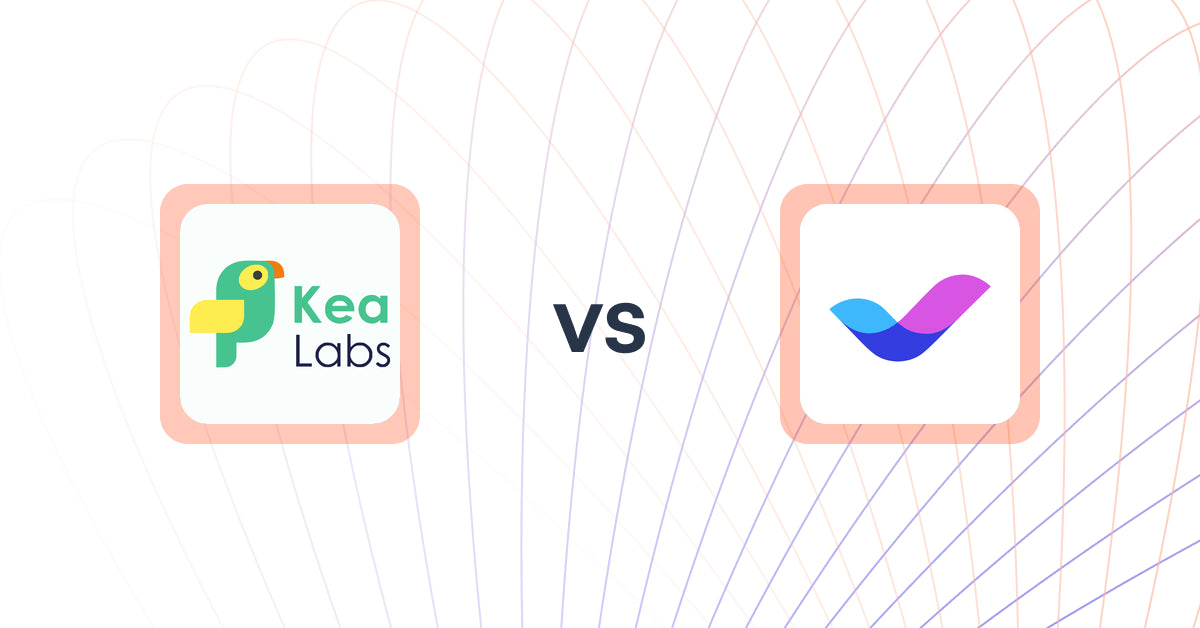 Shopify Upsell and Cross-sell Apps: Kea Labs: Recommendations vs Veda Landing Page Builder