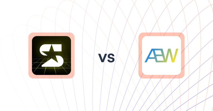 Shopify Upsell and Cross-sell Apps: Sternify ‑ Bundles & Sections vs Aetherwave Recommendations
