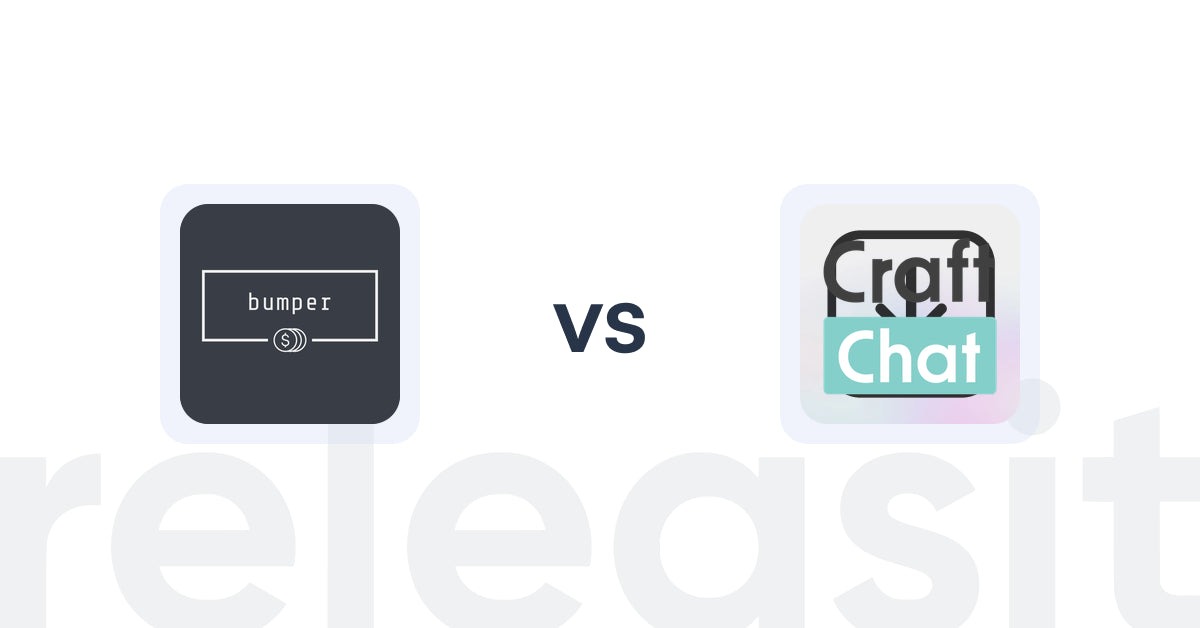 Shopify Upsell and Cross-sell Apps: bumper vs CraftChat:Convert Chat to Sale