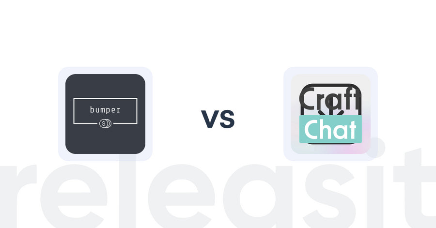 Shopify Upsell and Cross-sell Apps: bumper vs CraftChat:Convert Chat to Sale