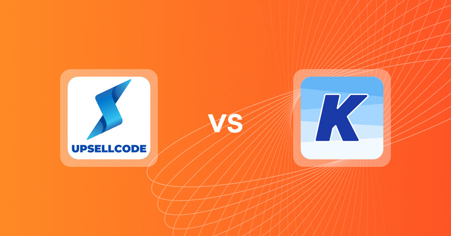 Shopify Upsell and Cross-sell Apps: UpsellCode ‑ Discount In Cart vs K: Cross Sell Related Products