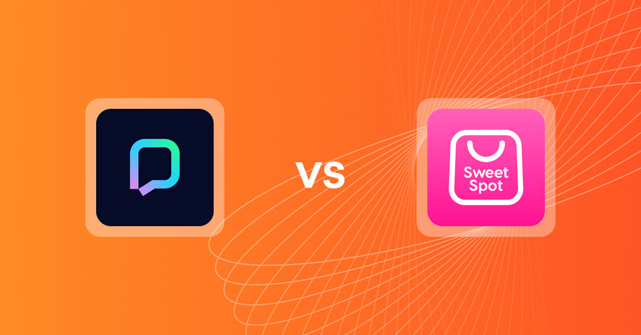 Shopify Upsell and Cross-sell Apps: PulseChat: AI Sales Chatbot vs SweetSpot Post Purchase Upsell