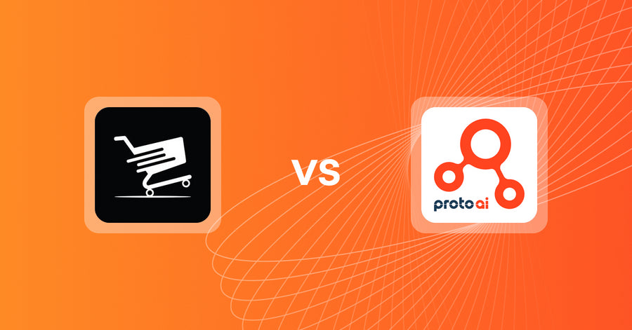 Shopify Upsell and Cross-Sell Apps: CartFly – Quick Upsell Drawer vs Proto AI Commerce