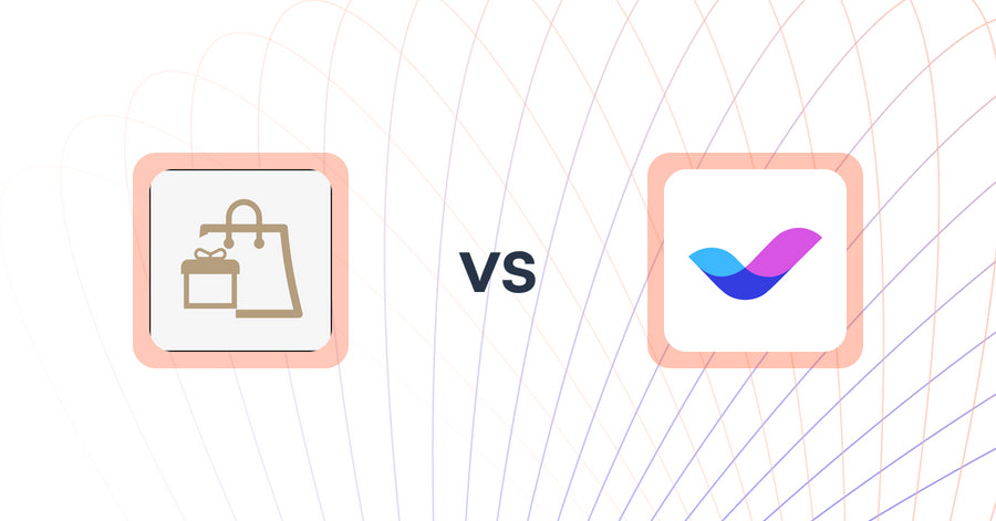 Shopify Upsell and Cross-sell Apps: PROXATION ‑ Freebie Upsell vs Veda Landing Page Builder