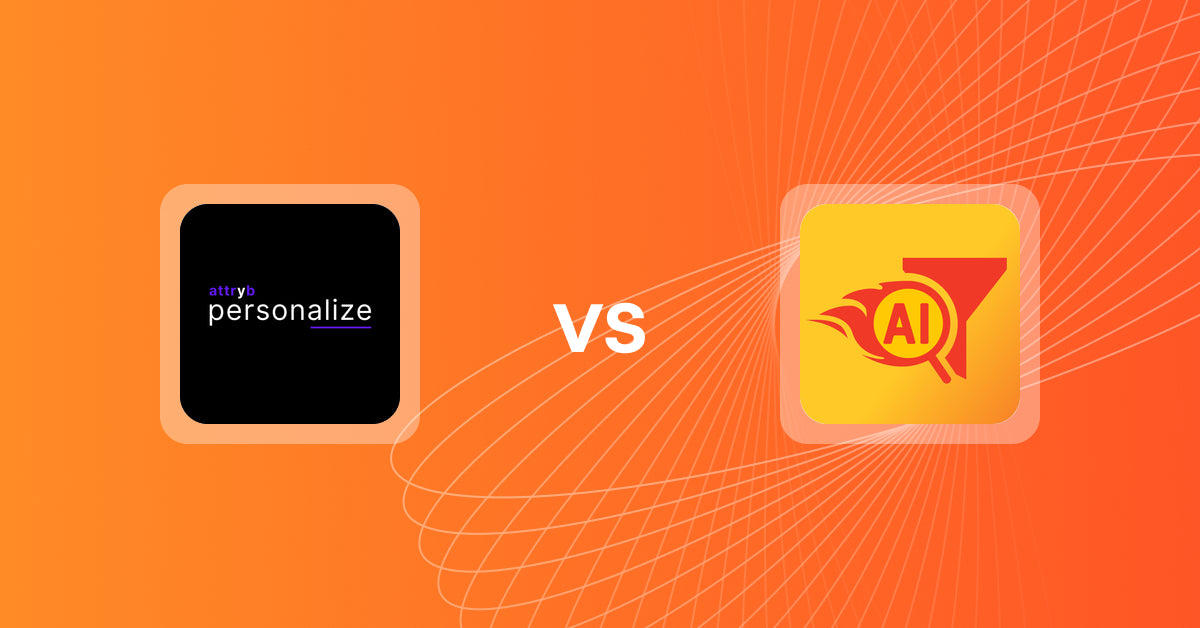 Shopify Upsell and Cross-sell Apps: Attryb Personalize vs Rapid AI Search Bar & Filter