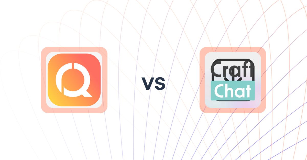 Shopify Upsell and Cross-Sell Apps: Recommenda Quiz Builder vs CraftChat:Convert Chat to Sale