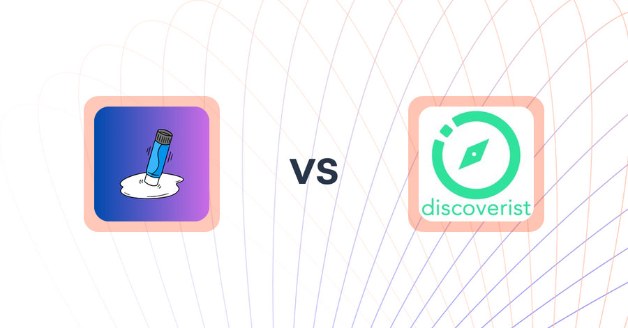 Shopify Upsell and Cross-sell Apps: SupaSticky: Related Products vs Discoverist AI Recommendations