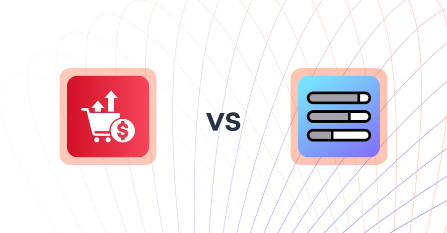 Shopify Upsell and Cross-sell Apps: Dynamic Checkout Upsell vs Progressify: Free Shipping Bar
