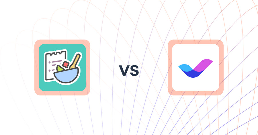 Shopify Upsell and Cross-sell Apps: BentoSMB Recipes vs Veda Landing Page Builder