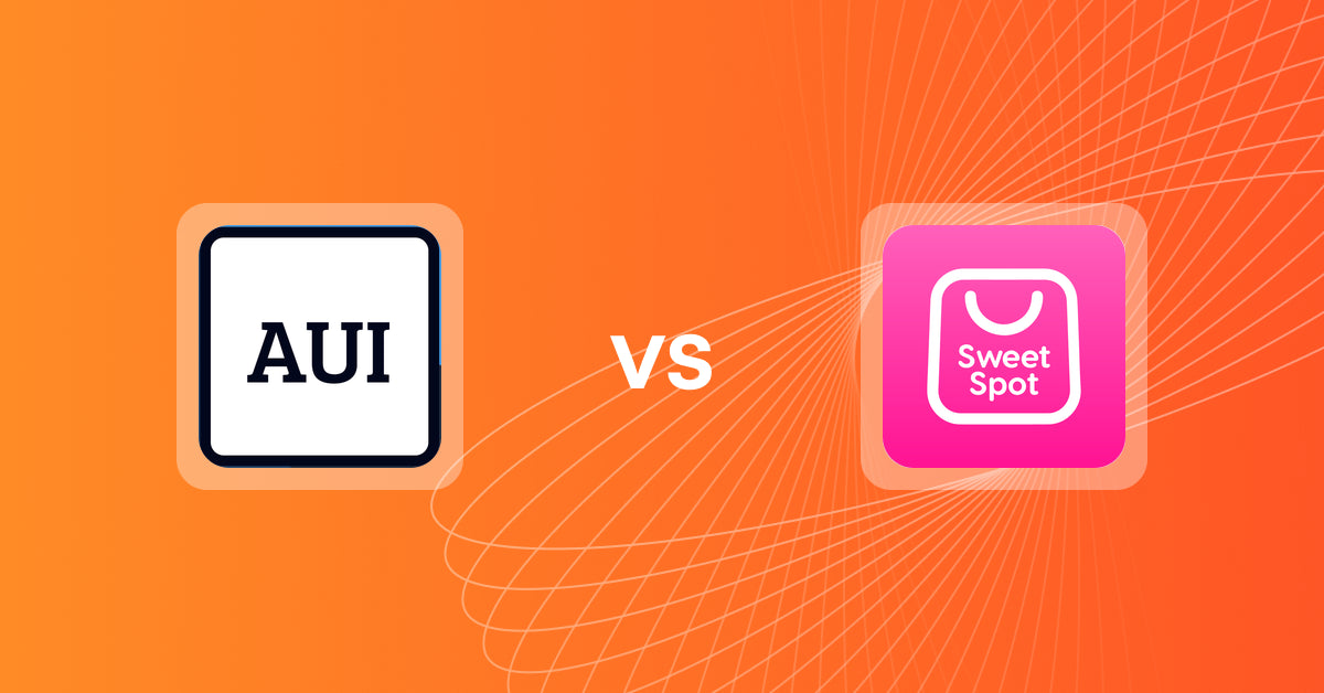 Shopify Upsell and Cross-sell Apps: AUI Generative AI Agent vs SweetSpot Post Purchase Upsell