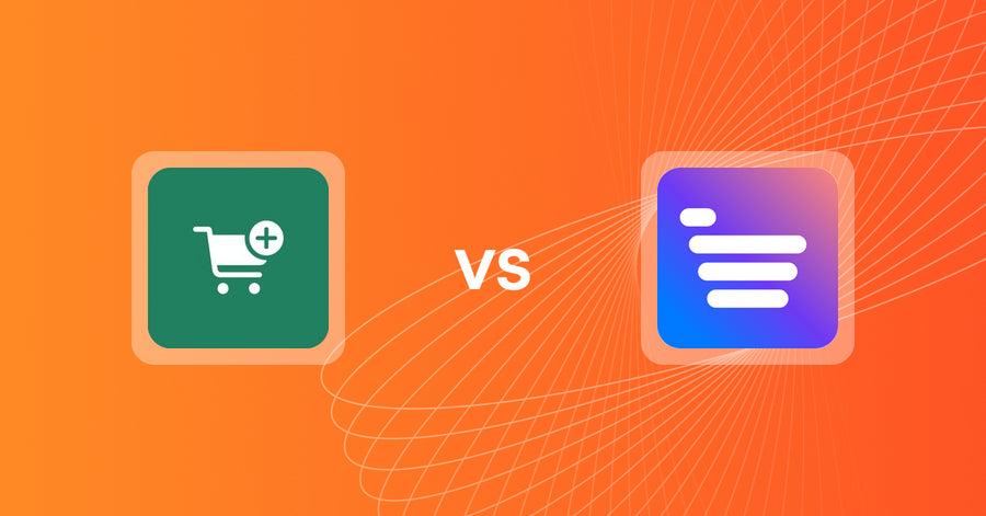 Shopify Upsell and Cross-sell Apps: Checkout Upsell by Code Ninjas vs. Uprate.AI: Sales Chatbot