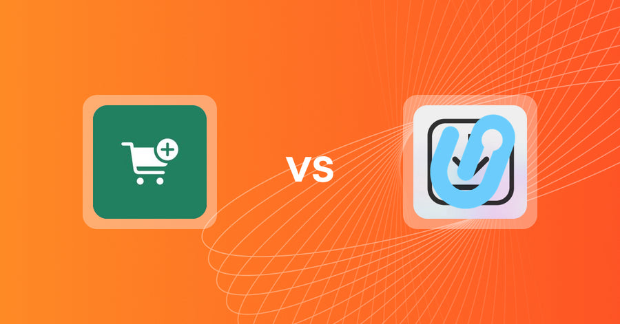 Shopify Upsell and Cross-sell Apps: Checkout Upsell by Code Ninjas vs. Union ‑ レコメンデーション