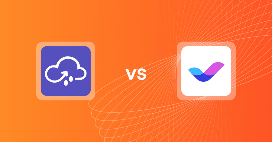 Shopify Upsell and Cross-sell Apps: Weather Spot ‑ Smart Upselling vs. Veda Landing Page Builder