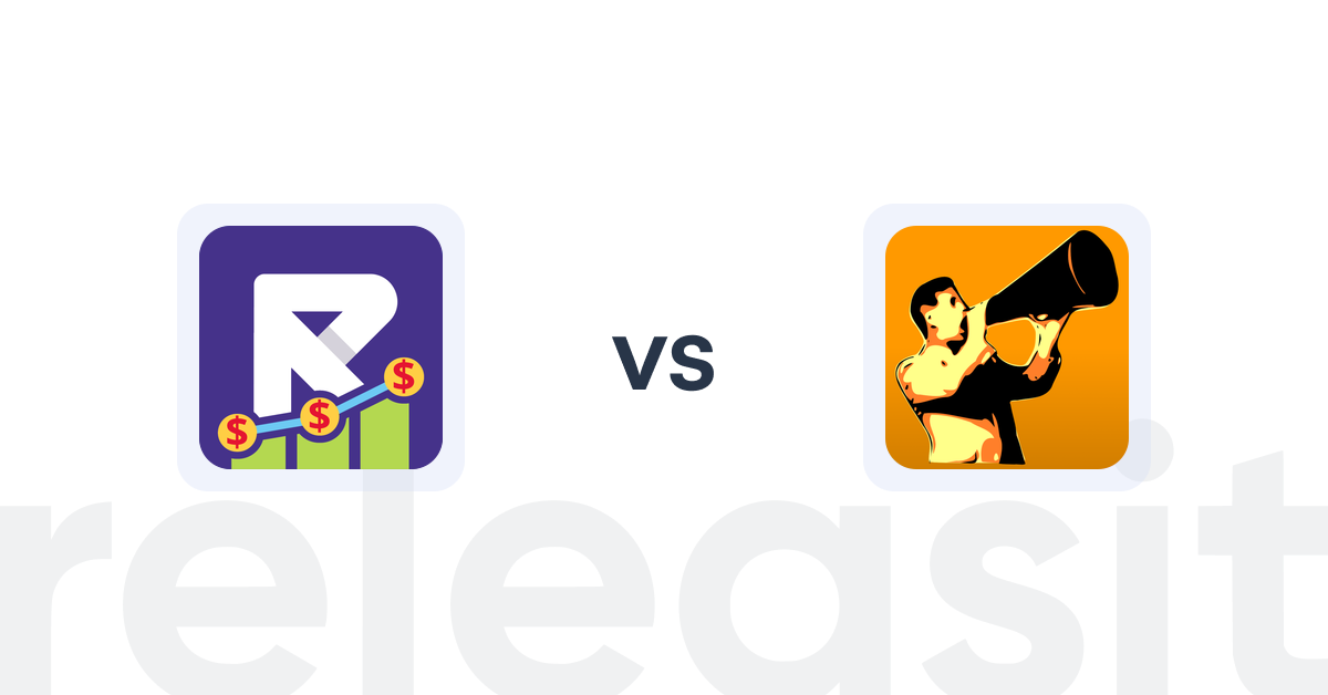Shopify Upsell and Cross-sell Apps: Sales Motivator Bar by Revy vs. Also Bought • CBB