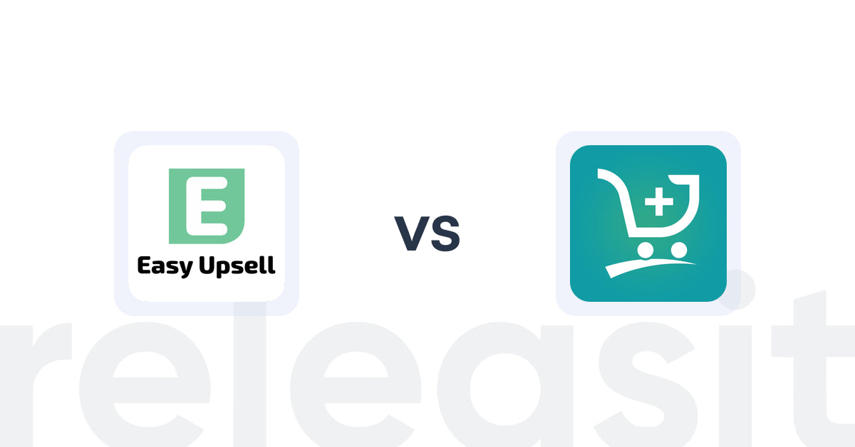Shopify Upsell and Cross-sell Apps: Easy Upsell vs. Qe: Frequently Bought Together