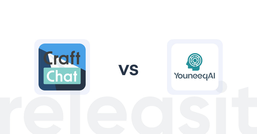Shopify Upsell and Cross-sell Apps: CraftChat:Convert Chat to Sale vs Youneeq AI Personalization