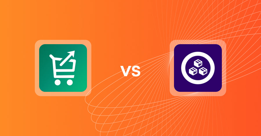 Shopify Upsell and Cross-sell Apps: Simply Cartbooster vs MCE: Product Addons & Bundles
