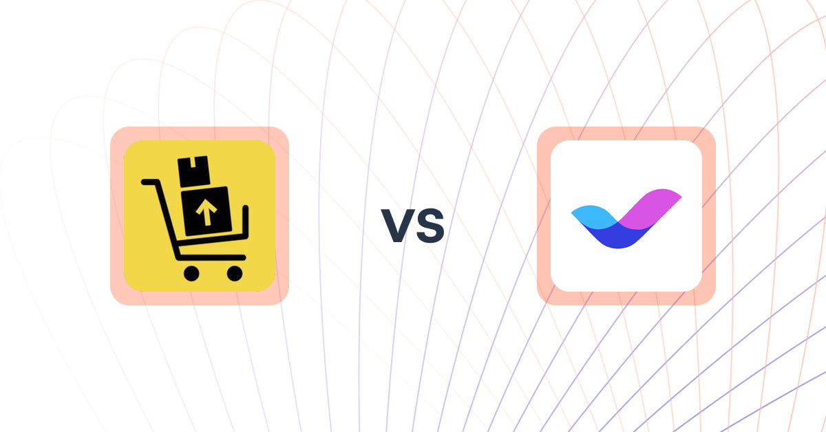 Shopify Upsell and Cross-Sell Apps: UpsellFly:Checkout Upsells vs Veda Landing Page Builder