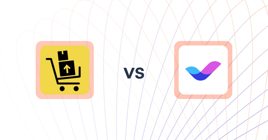 Shopify Upsell and Cross-Sell Apps: UpsellFly:Checkout Upsells vs Veda Landing Page Builder